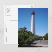 Cape May Lighthouse Postkarten (Vorne/Hinten)