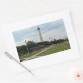 Cape May Lighthouse Rechteckiger Aufkleber (Umschlag)