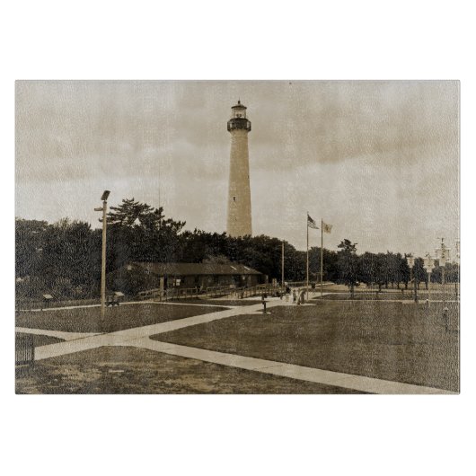 Cape May Lighthouse Schneidebrett (Vorderseite)