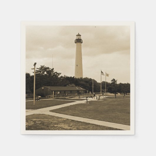 Cape May Lighthouse Serviette (Vorderseite)