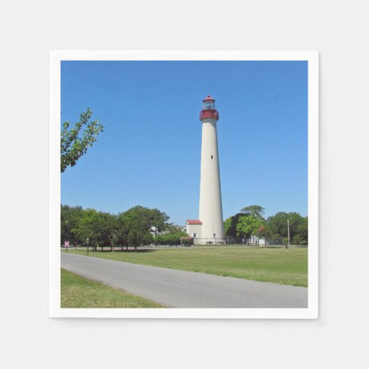 Cape May Lighthouse Serviette (Vorderseite)