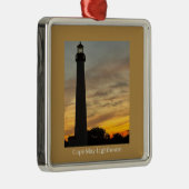 Cape May Lighthouse Sunset Ornament (Rechts)