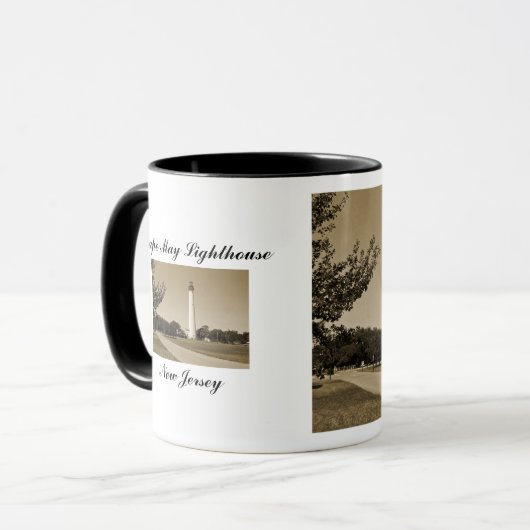 Cape May Lighthouse Tasse (Vorderseite Links)