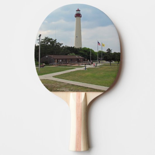 Cape May Lighthouse Tischtennis Schläger (Vorderseite)