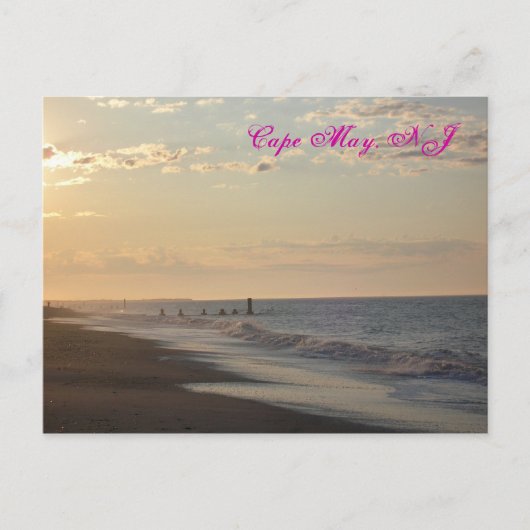 Cape May Lowtide Postkarte (Vorderseite)