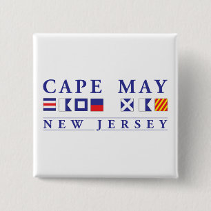 Cape May New Jersey Button