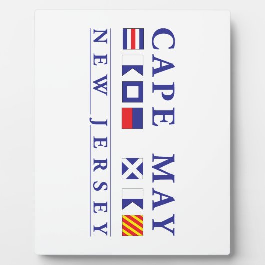 Cape May New Jersey Fotoplatte (Vorderseite)