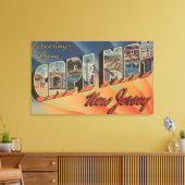 Cape May, New Jersey - Große Buchstabenszenen Leinwanddruck (Insitu (Wohnzimmer))