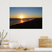 Cape May New Jersey Horizon Sunset Poster (Küche)