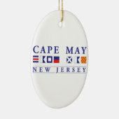 Cape May New Jersey Keramikornament (Rechts)