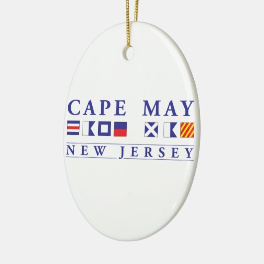 Cape May New Jersey Keramikornament (Links)