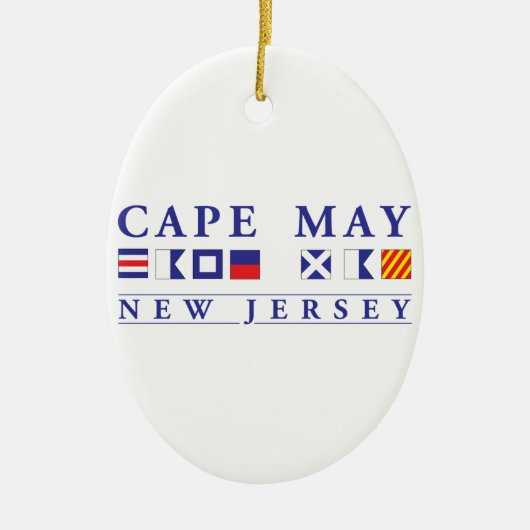 Cape May New Jersey Keramikornament (Vorne)