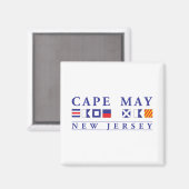 Cape May New Jersey Magnet (Vorderseite/Rückseite)