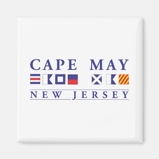 Cape May New Jersey Magnet (Vorne)
