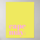 Cape May New Jersey moderne Stadt Poster (Vorne)