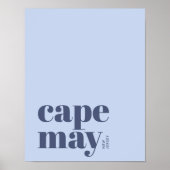 Cape May New Jersey moderne Stadt Poster (Vorne)