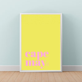 Cape May New Jersey moderne Stadt Poster