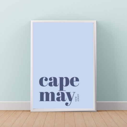 Cape May New Jersey moderne Stadt Poster