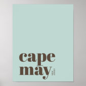 Cape May New Jersey moderne Stadt Poster (Vorne)