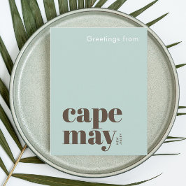 Cape May New Jersey moderner Urlaub Postkarte