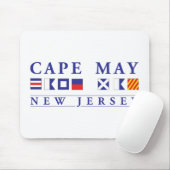 Cape May New Jersey Mousepad (Mit Mouse)