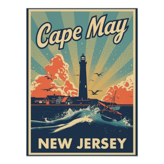 Cape May, New Jersey Poster (Vorderseite)