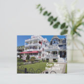 Cape May New Jersey Postkarte (Stehend Vorderseite)