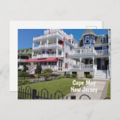 Cape May New Jersey Postkarte (Vorne/Hinten)