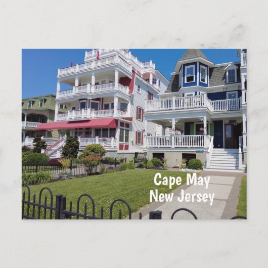 Cape May New Jersey Postkarte (Vorderseite)