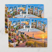Cape May, New Jersey Postkarte (Vorne/Hinten)