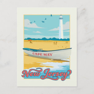 Cape May, New Jersey Postkarte