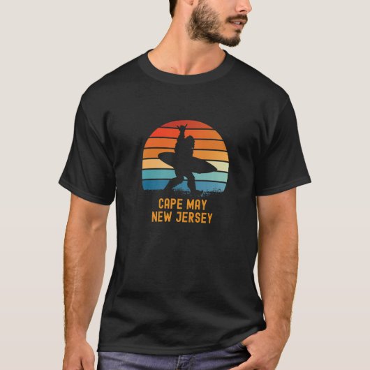 Cape May - New Jersey Sasquatch Souvenir T-Shirt (Vorderseite)