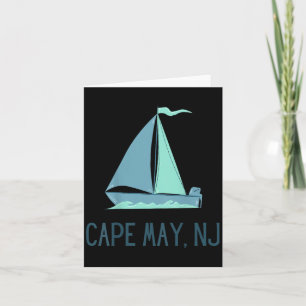 Cape May New Jersey Segeln Segelboot Strand Karte