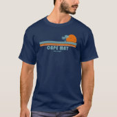 Cape May New Jersey Sun Palm Trees T-Shirt (Vorderseite)
