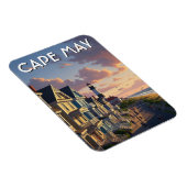 Cape May New Jersey Travel Postcard Magnet (Rechte Seite)