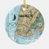 Cape May NJ Keramik Ornament (Vorne)