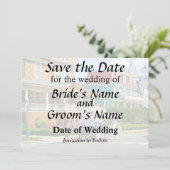 Cape May NJ Pferdekutsche Save The Date (Stehend Vorderseite)