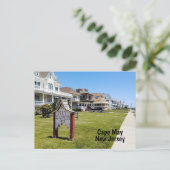 Cape May NJ Postkarte (Stehend Vorderseite)