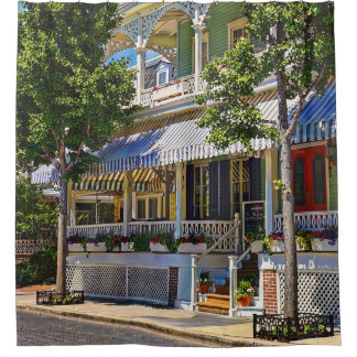 Cape May NJ – Restaurant in der Jackson Street Duschvorhang