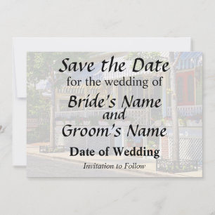 Cape May NJ – Restaurant in der Jackson Street Save The Date