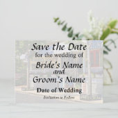 Cape May NJ – Restaurant in der Jackson Street Save The Date (Stehend Vorderseite)