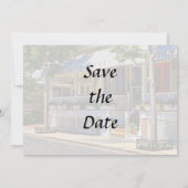 Cape May NJ – Restaurant in der Jackson Street Save The Date (Rückseite)