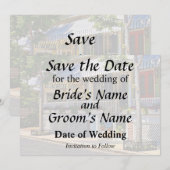 Cape May NJ – Restaurant in der Jackson Street Save The Date (Vorne/Hinten)