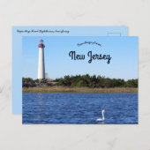 Cape May Point Lighthouse New Jersey Postkarte (Vorne/Hinten)