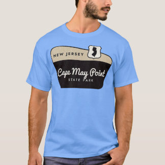 Cape May Point Staat Park New Jersey Begrüßungszei T-Shirt
