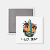 Cape May Point State Park New Jersey Surfen Surfe Magnet (Vorderseite/Rückseite)