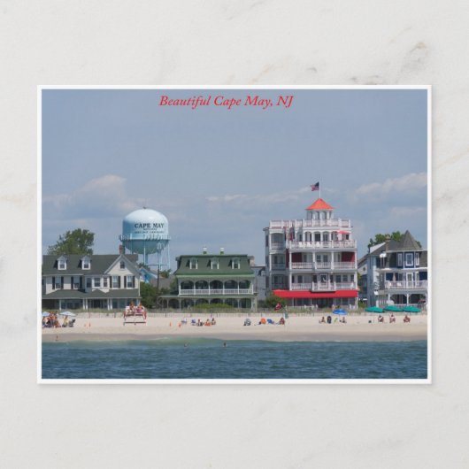 Cape May Postkarte (Vorderseite)