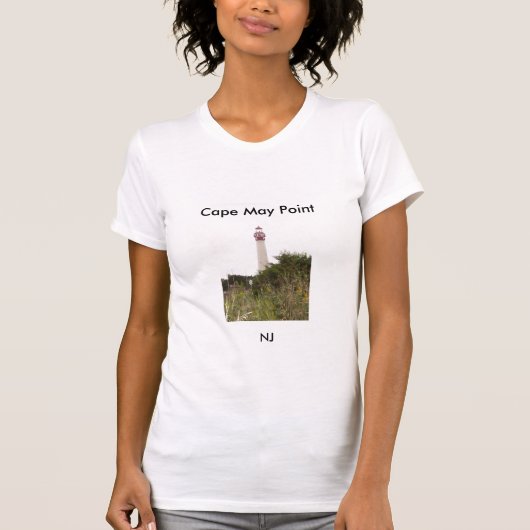 Cape May Punkt-Leuchtturm T-Shirt (Vorderseite)