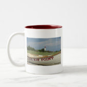 Cape May Punkt-Tasse Zweifarbige Tasse (Links)