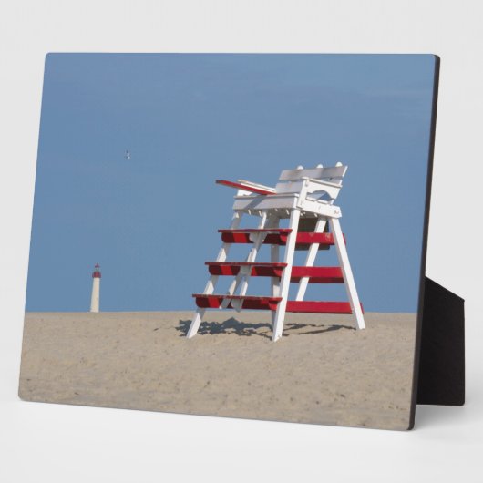 Cape May Rettungsstuhl Fotoplatte (Seite)